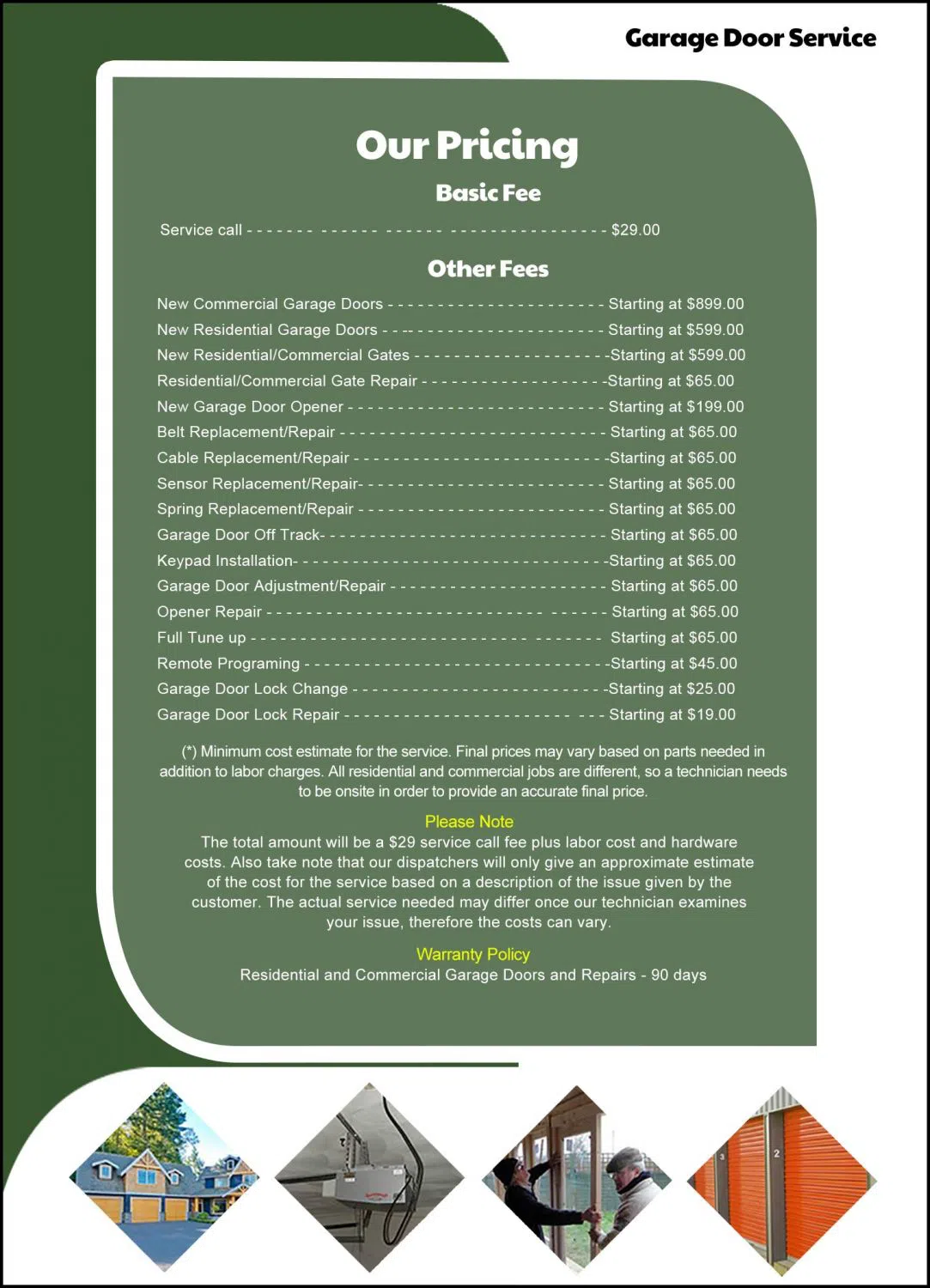 Metro Garage Door Service Bethesda, MD 301-241-6230